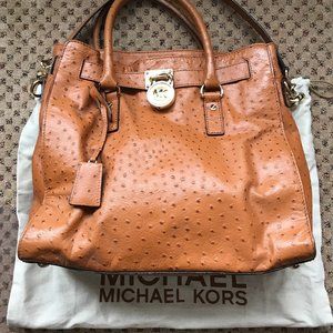 Michael Kors Ostrich Tote Bag